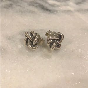 James Avery Original Lovers Knot Ear Posts